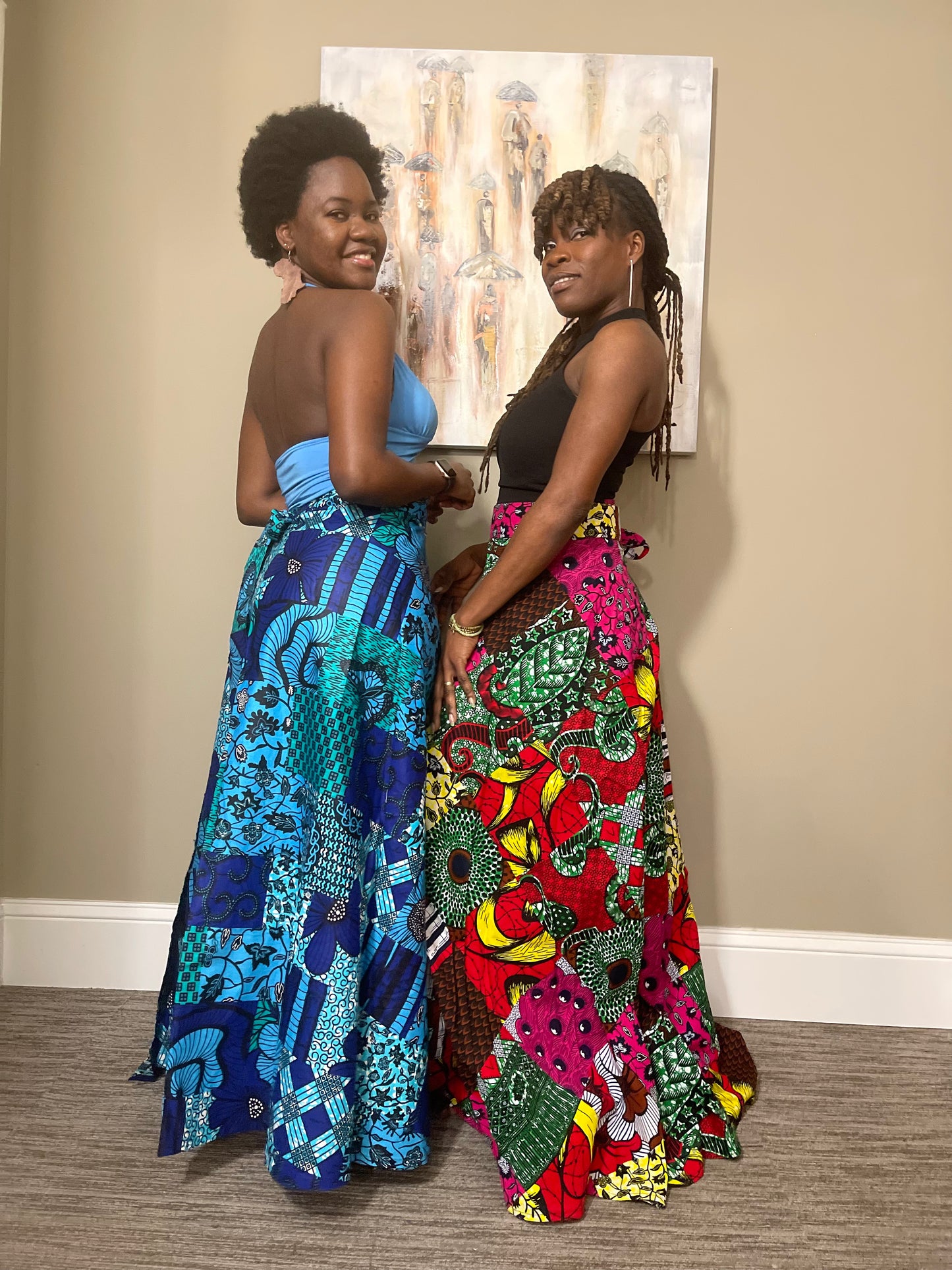 Circle Maxi Wrap Skirt