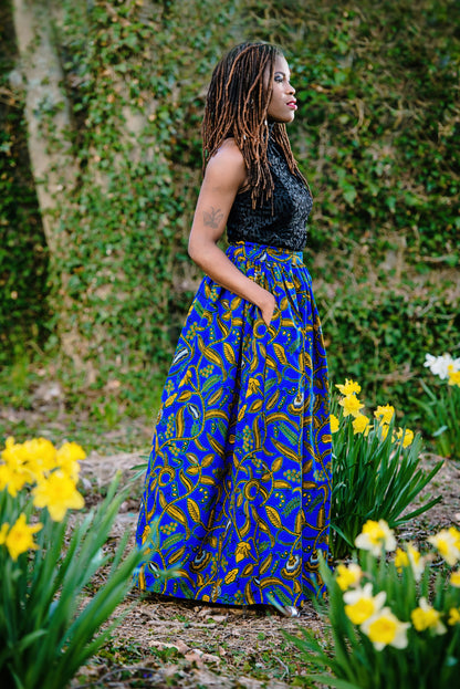 ADAEZE AFRICAN PRINT SKIRT