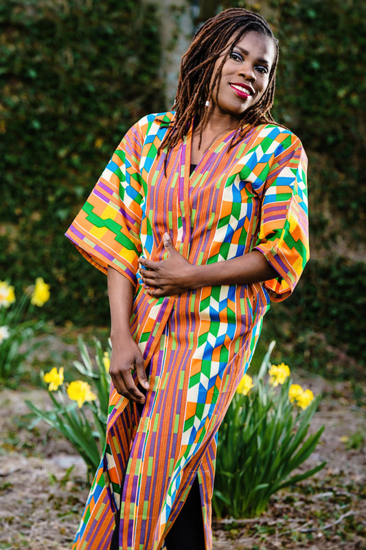 DHAKIRAH Kimono Jacket/ Duster Jacket