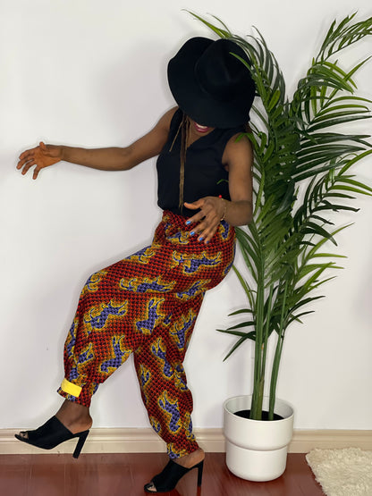 Dara African Print Jogger Pant