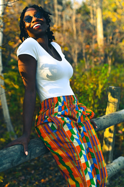 Ally African Print Jogger Pant