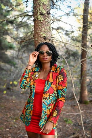 Ankara Blazer- Pre Order