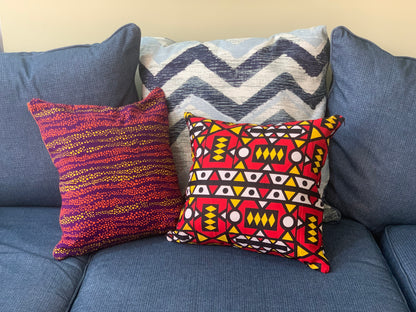 Ankara throw pillow/ covers