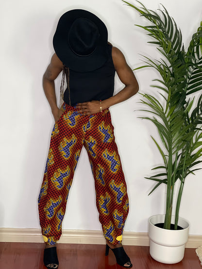 Dara African Print Jogger Pant