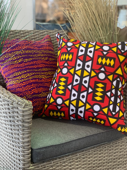 Ankara throw pillow/ covers
