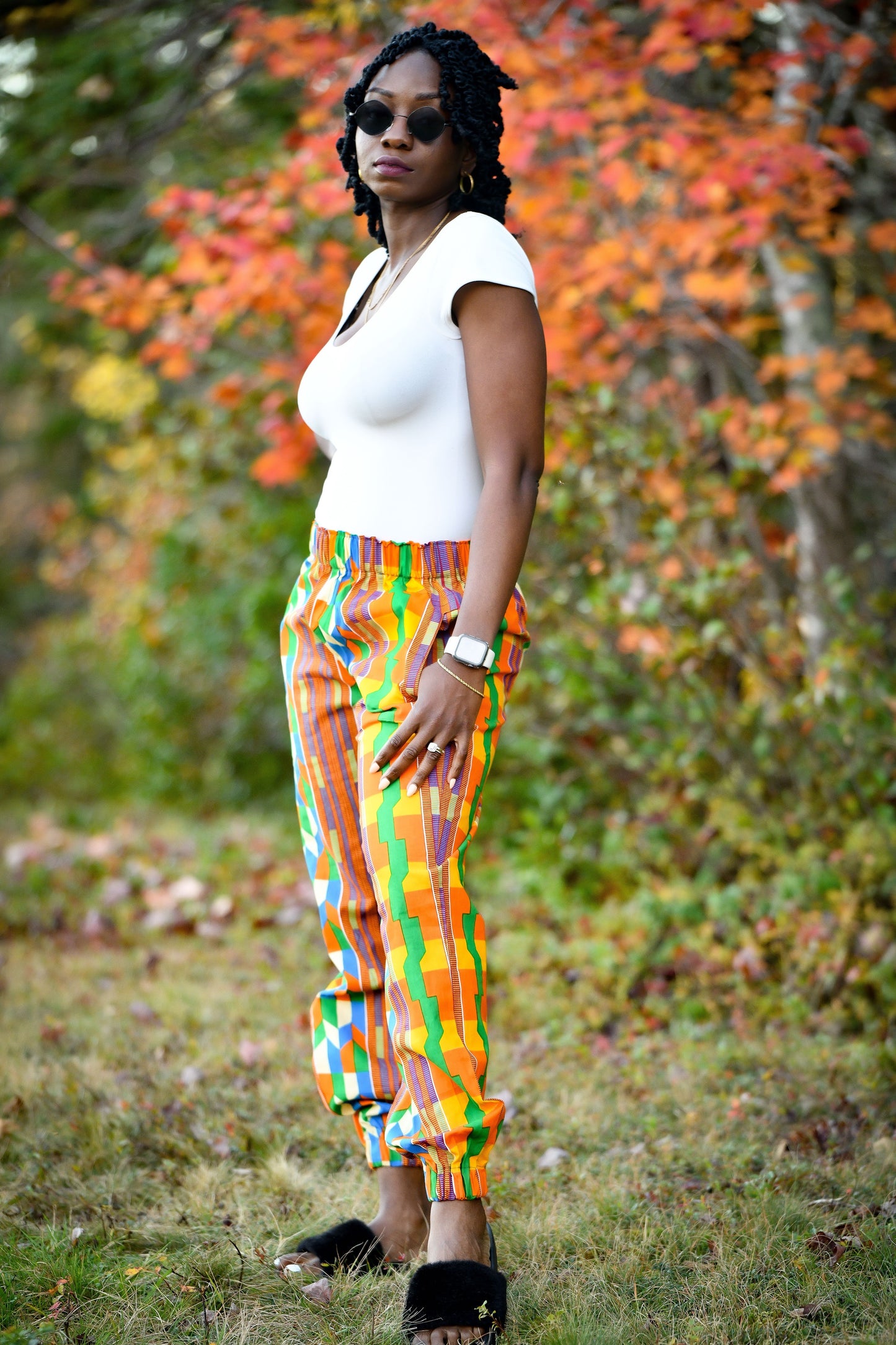 Ally African Print Jogger Pant